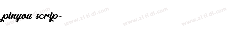 pinyou scrip字体转换